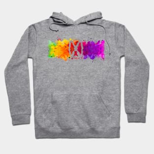 Rainbow Boston Terrier Hoodie